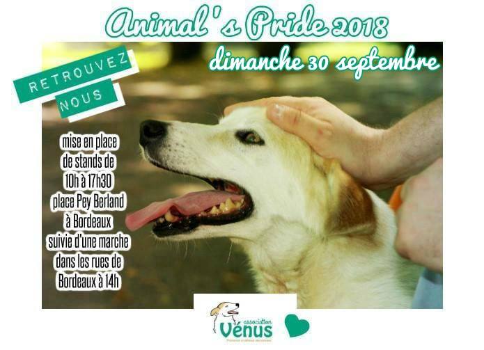 Animal’s Pride Dimanche 30 septembre 2018