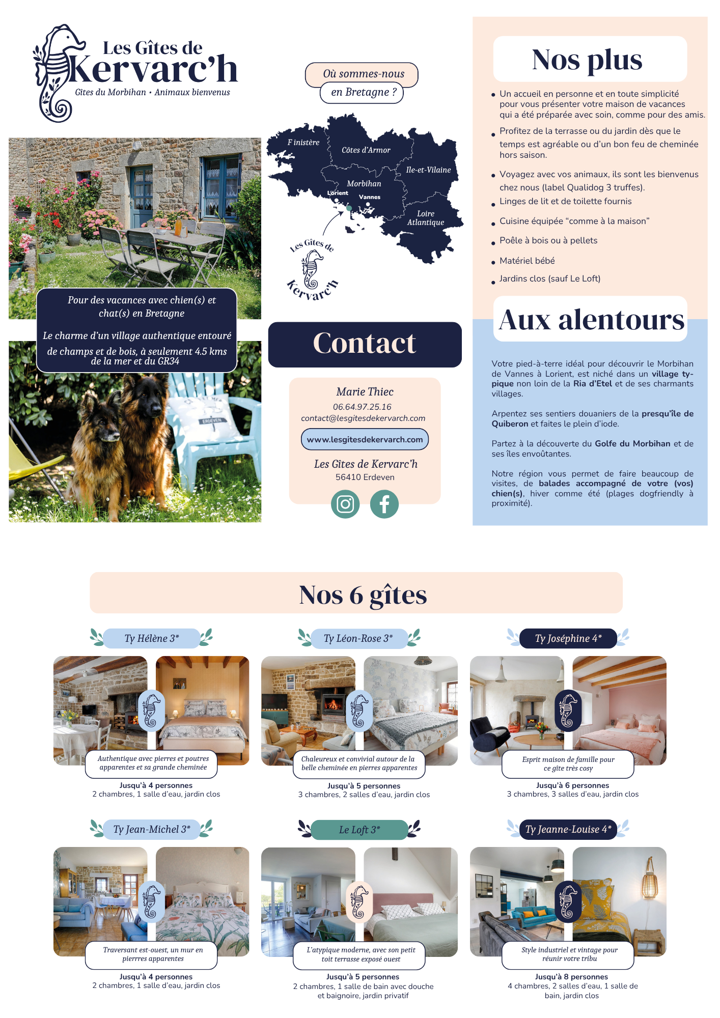 Gîtes DE KERVARC’H